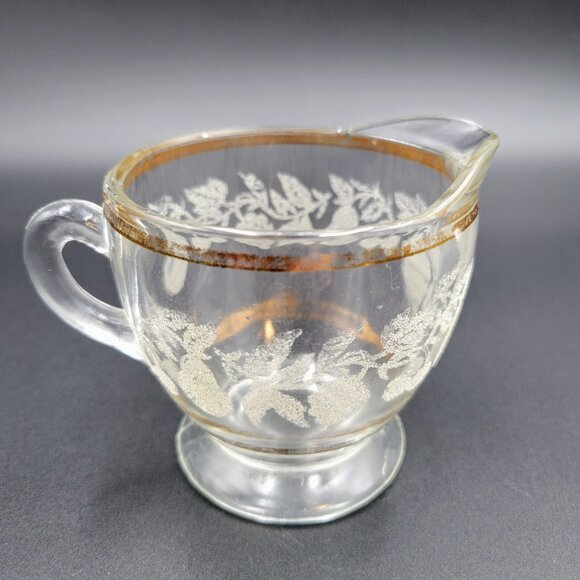 Vintage Creamers Frosted Grape & Leaf Gold Set Of 3 Creamer Syrup Condiment - Picture 4 of 16